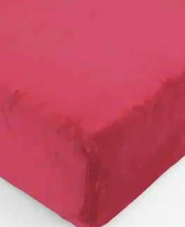 Plachty MKLozkoviny.sk Plachta mikroplyš Deluxe 180 x 200 cm - tmavo červené