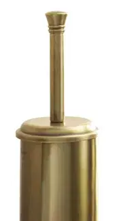 Doplnky do kúpeľne Gedy - ROMANCE WC kefa na postavenie, bronz 753344