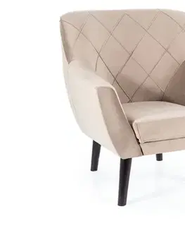 Kreslá Kreslo KIER 1 VELVET Signal