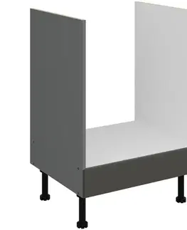 Kuchynské skrinky stojace Kuchynská skrinka Aria-Gr/Ant Anti Fingerprint 60dg Bb