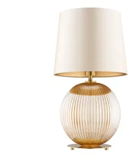 Lampy Argon 8535 - Stolná lampa HAMILTON 1xE27/15W/230V krémová/béžová 8535