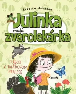 Pre dievčatá Julinka – malá zverolekárka 12: Tábor v dažďovom pralese - Rebecca Johnson,Jana Valachová