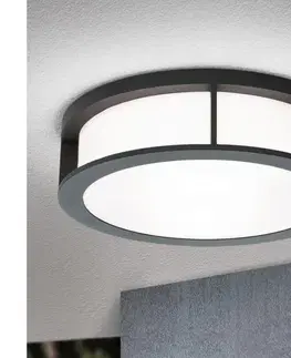 Svietidlá Orion - Vonkajšie svietidlo HENRY 2xE27/15W/230V priemer 30 cm IP44 antracit AL 11-1207 anthrazit