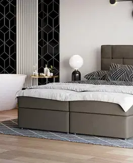 Manželské postele WALENT boxspringová posteľ 140x200, Itaka 48