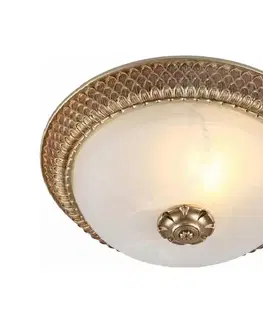Svietidlá BRILAGI - Stropné svietidlo FRESCO 2xE27/40W/230V, priemer 30 cm, zlaté BRSX6086/2C/M