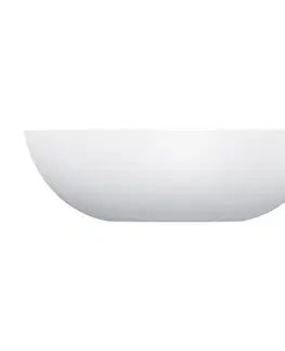 Umývadlá OMNIRES - SHELL M+ umývadlo na dosku, 50 x 32 cm, biela mat SHELL500UNBM