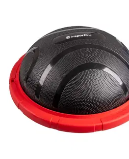 Balančné podložky Balančná podložka inSPORTline Dome Edge červeno-čierna
