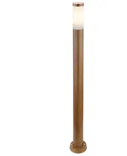 Moderné stojace svietidlá – záhradné Lampa Boston 3159W 23W Wood LS1