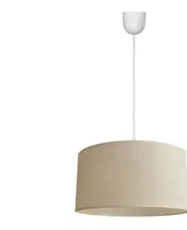Svietidlá  Luster na lanku ALBA 1xE27/15W/230V pr. 40 cm béžová W-4020/1 EC+SCW-P WT