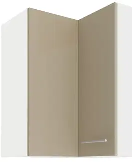 Kuchynské skrinky visiace Skrinka do kuchyne LARA CAPPUCCINO 60X60 GN-72 2F (90°)