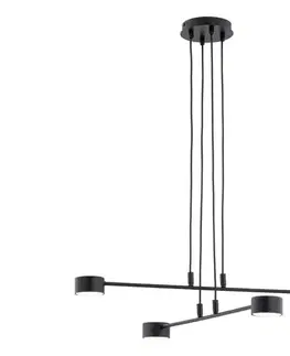 Svietidlá EMIBIG Luster na lanku MODUS 4xGX53/10W/230V čierna 1339/4