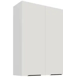 Kuchynské skrinky visiace Kuchynská skrinka Aria-Wh/Wh Anti Fingerprint 80g-108 2f