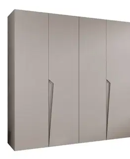 Šatníkové skrine Skriňa Piano 1-250 kašmír/kašmír