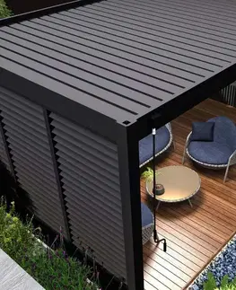 Bioklimatické pergoly Bioklimatická pergola INTRO NEO 5,3x3 m voľne stojaca Rojaplast