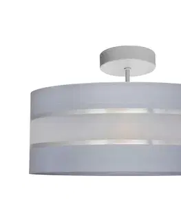 Svietidlá  Luster na tyči HELEN 3xE27/15W/230V šedá/lesklý chróm P-0804-15/3 GR+SL+MAT