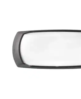 Svietidlá Ideal Lux - Vonkajšie nástenné svietidlo FELIX 1xE27/23W/230V IP66 čierna 123783