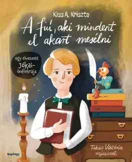 Pre deti a mládež - ostatné A fiú, aki mindent el akart mesélni - Kriszta Kiss A.