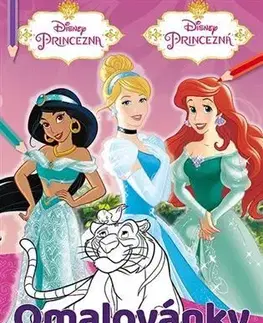Pre deti a mládež - ostatné Maľovanky A4 Disney Princezné