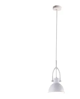 Svietidlá  Luster na lanku HESTIA 1xE27/40W/230V biela PPL025W