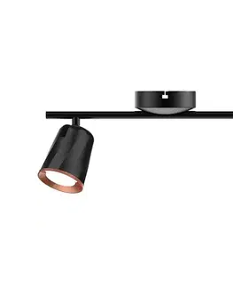 Svietidlá  LED Bodové svietidlo 2xLED/5W/230V 4000K čierna 218257