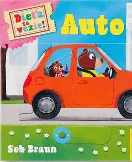 Leporelá, krabičky, puzzle knihy Dieťa sa vezie! Auto - Ruth Symons