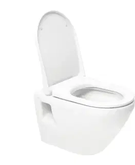 Záchody WC závesné VitrA Integra Rim-Ex vrátane sedátka, zadný odpad 7062-003-6288 7062-003-6288