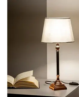 Lampy BRILAGI - Stolová lampa CERIA 1xE14/40W/230V pr. 20,5cm čierna/medená/šedá 1xEG49626+1xEG781031