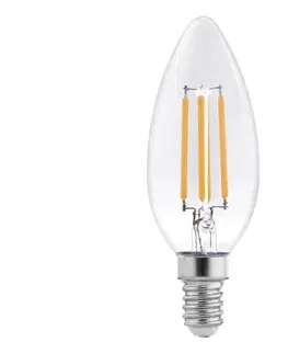 LED osvetlenie  LED Žiarovka FILAMENT C37 E14/6W/230V 3000K ZLF713