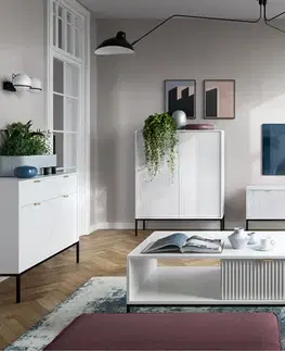 Komody ArtPS Komoda MONA K-104 | biela