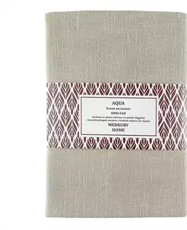 Záclony do obývačky Záclona na páske AQUA polyester béžová 400x160 Merkury Home