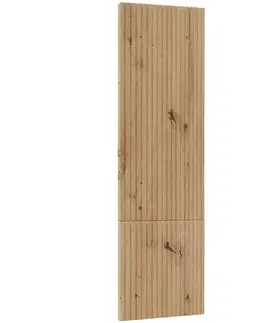 Kuchynské skrinky Čelo skrinky Luxeo F14-D40SP ryfla dub