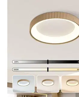 Svietidlá BRILAGI - stmievateľné LED stropné svietidlo FALCON MODERN LED/30W/230V 40 cm béžové + diaľkové ovládanie BRI500