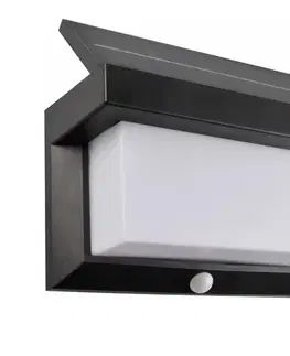 Svietidlá  LED Solárne nástenné svietidlo so senzorom TONY LED/3,7V 1800 mAh IP44 325464
