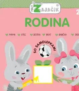 Nalepovačky, vystrihovačky, skladačky Malý zajačik Rodina