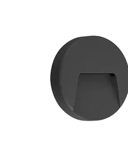 Svietidlá Zam E183 - Vonkajšie schodiskové svietidlo LED/3W/230V IP54 antracit E183