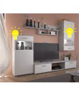 Osvetlenie LED osvetlenie k obývacej stene BREAK Tempo Kondela