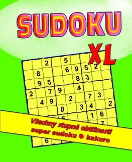 Krížovky, hádanky, hlavolamy Sudoku XL