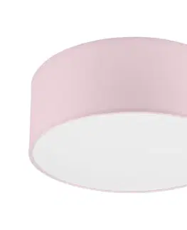 Svietidlá  Stropné svietidlo SIRJA PASTEL 1xE27/60W/230V pr. 35 cm ružová LM-1.183/RÓŻ