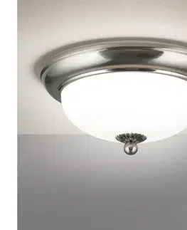 Svietidlá Orion - Stropné svietidlo EMPIRA 2xE14/40W/230V priemer 26,5 cm matný chróm DL 7-792/26 satin