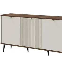 Komody do spálne Komoda 160 Marly 8 3d orech/Kašmír
