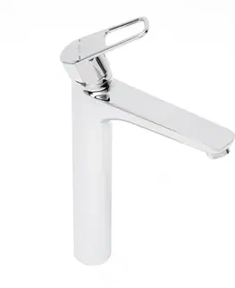 Kúpeľňové batérie Vysoká umývadlová batéria VitrA Flow Soft bez výpustu chróm A43014 A43014