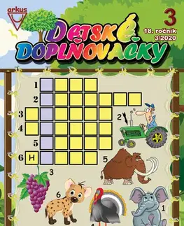 Pre deti a mládež - ostatné Detské doplňovačky 3 2020 v pralese - Jela Mlčochová