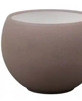 Záhrada Obal LUNA STRUKTUR d20cm hnedá mat
