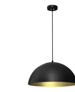 Svietidlá  Luster na lanku BETA 1xE27/60W/230V pr. 45 cm čierna MLP7973