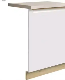 Dvierka a čelá zásuviek pre kuchynske skrinky Dvierka na umývačku Glamour zm 60 white