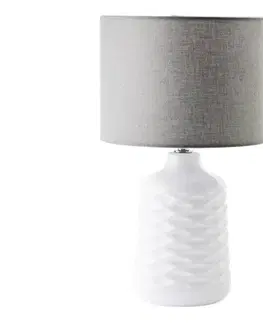 Lampy Brilliant - Stolná lampa ILYSA 1xE14/40W/230V biela/šedá 94569/70