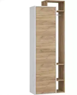 Skrine do izieb Skriňa RIO P1D craft biela/zlatý