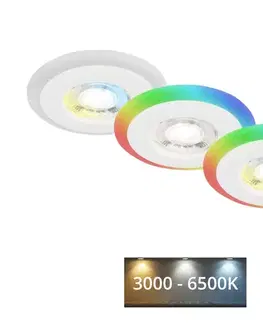Svietidlá Briloner - SADA 3x LED RGBW Stmievateľné kúpeľňové svietidlo LED/5W/230V IP44+ DO 7040-036