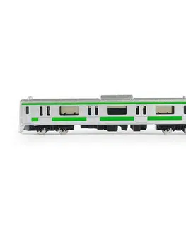 Drevené vláčiky Rappa Kovový mini vlak metro, 15 cm