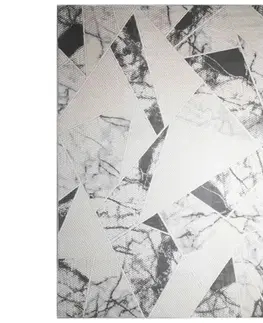 Moderné koberce Koberec Merlyne 1,6/2,3 E557A SGZ58 krémový/tmavosivý